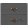 Gray wall bedside table 50x36x40 cm by vidaXL, Lockers and storage cabinets - Ref: Foro24-820980, Price: 47,84 €, Discount: %