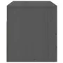 Gray wall bedside table 50x36x40 cm by vidaXL, Lockers and storage cabinets - Ref: Foro24-820980, Price: 47,84 €, Discount: %