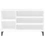 Mueble zapatero madera contrachapada blanco 102x36x60 cm de vidaXL, Zapateros y organizadores de calzado - Ref: Foro24-819748...