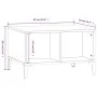 Couchtisch aus geräuchertem Eichensperrholz, 60 x 50 x 36,5 cm von vidaXL, Couchtisch - Ref: Foro24-821041, Preis: 39,55 €, R...