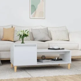 Couchtisch aus glänzend weißem Sperrholz, 100 x 50 x 45 cm von vidaXL, Couchtisch - Ref: Foro24-821126, Preis: 54,68 €, Rabat...