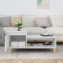 Couchtisch aus glänzend weißem Sperrholz, 100 x 50 x 45 cm von vidaXL, Couchtisch - Ref: Foro24-821126, Preis: 54,68 €, Rabat...
