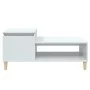 Couchtisch aus glänzend weißem Sperrholz, 100 x 50 x 45 cm von vidaXL, Couchtisch - Ref: Foro24-821126, Preis: 54,68 €, Rabat...