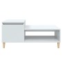 Couchtisch aus glänzend weißem Sperrholz, 100 x 50 x 45 cm von vidaXL, Couchtisch - Ref: Foro24-821126, Preis: 54,68 €, Rabat...