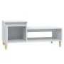 Couchtisch aus glänzend weißem Sperrholz, 100 x 50 x 45 cm von vidaXL, Couchtisch - Ref: Foro24-821126, Preis: 54,68 €, Rabat...