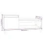 Couchtisch aus glänzend weißem Sperrholz, 100 x 50 x 45 cm von vidaXL, Couchtisch - Ref: Foro24-821126, Preis: 54,68 €, Rabat...