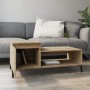 Mesa de centro madera contrachapada roble Sonoma 100x50x45 cm de vidaXL, Mesas de centro - Ref: Foro24-821135, Precio: 49,04 ...