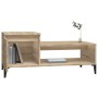 Mesa de centro madera contrachapada roble Sonoma 100x50x45 cm de vidaXL, Mesas de centro - Ref: Foro24-821135, Precio: 49,04 ...