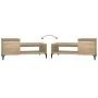 Couchtisch Eiche Sperrholz Couchtisch Sonoma 100x50x45 cm von vidaXL, Couchtisch - Ref: Foro24-821135, Preis: 48,42 €, Rabatt: %