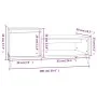Couchtisch Eiche Sperrholz Couchtisch Sonoma 100x50x45 cm von vidaXL, Couchtisch - Ref: Foro24-821135, Preis: 48,42 €, Rabatt: %