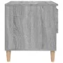 Nachttisch 2 Stück Sonoma grau Sperrholz 50x46x50 cm von vidaXL, Nachttische - Ref: Foro24-819545, Preis: 63,04 €, Rabatt: %