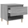 Nachttisch 2 Stück Sonoma grau Sperrholz 50x46x50 cm von vidaXL, Nachttische - Ref: Foro24-819545, Preis: 63,04 €, Rabatt: %