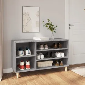 Sonoma grau Sperrholz Schuhschrank 102x36x60 cm von vidaXL, Schuhregale und Schuhorganisatoren - Ref: Foro24-819746, Preis: 6...