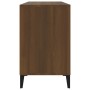 Schuhschrank aus braunem Eichensperrholz, 102 x 36 x 60 cm von vidaXL, Schuhregale und Schuhorganisatoren - Ref: Foro24-81975...