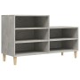 Schuhschrank aus grauem Beton-Sperrholz 102x36x60 cm von vidaXL, Schuhregale und Schuhorganisatoren - Ref: Foro24-819728, Pre...