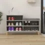 Mueble zapatero madera contrachapada gris hormigón 102x36x60 cm by vidaXL, Shoe racks and shoe organizers - Ref: Foro24-81972...