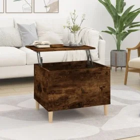 Couchtisch aus geräuchertem Eichensperrholz, 60 x 44,5 x 45 cm von vidaXL, Couchtisch - Ref: Foro24-819569, Preis: 63,21 €, R...