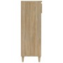 Mueble zapatero madera contrachapada roble Sonoma 40x36x105 cm
