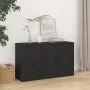 Aparador de madera contrachapada negro 100x33x59,5 cm de vidaXL, Aparadores - Ref: Foro24-820997, Precio: 107,58 €, Descuento: %