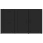 Aparador de madera contrachapada negro 100x33x59,5 cm de vidaXL, Aparadores - Ref: Foro24-820997, Precio: 112,82 €, Descuento: %