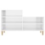 Mueble zapatero madera contrachapada blanco brillo 102x36x60 cm de vidaXL, Zapateros y organizadores de calzado - Ref: Foro24...