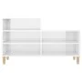 Mueble zapatero madera contrachapada blanco brillo 102x36x60 cm de vidaXL, Zapateros y organizadores de calzado - Ref: Foro24...