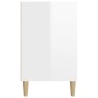 Mueble zapatero madera contrachapada blanco brillo 102x36x60 cm de vidaXL, Zapateros y organizadores de calzado - Ref: Foro24...