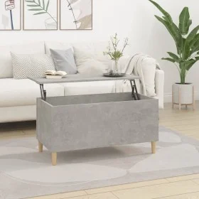 Concrete gray plywood coffee table 90x44.5x45 cm by vidaXL, Coffee table - Ref: Foro24-819584, Price: 62,88 €, Discount: %