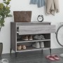 Sonoma gray plywood shoe cabinet 70x36x60 cm by vidaXL, Shoe racks and shoe organizers - Ref: Foro24-819770, Price: 47,09 €, ...