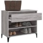 Sonoma gray plywood shoe cabinet 70x36x60 cm by vidaXL, Shoe racks and shoe organizers - Ref: Foro24-819770, Price: 47,09 €, ...
