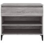 Sonoma gray plywood shoe cabinet 70x36x60 cm by vidaXL, Shoe racks and shoe organizers - Ref: Foro24-819770, Price: 47,09 €, ...