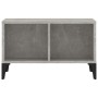 Mesa de centro madera contrachapada gris hormigón 60x50x36,5 cm de vidaXL, Mesas de centro - Ref: Foro24-821040, Precio: 35,62 €