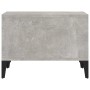 Mesa de centro madera contrachapada gris hormigón 60x50x36,5 cm de vidaXL, Mesas de centro - Ref: Foro24-821040, Precio: 35,6...