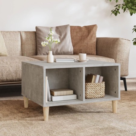 Beton grau Sperrholz Couchtisch 60x50x36,5 cm von vidaXL, Couchtisch - Ref: Foro24-821032, Preis: 38,36 €, Rabatt: %