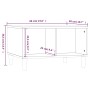 Beton grau Sperrholz Couchtisch 60x50x36,5 cm von vidaXL, Couchtisch - Ref: Foro24-821032, Preis: 38,36 €, Rabatt: %