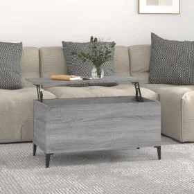 Sonoma-Couchtisch aus grauem Sperrholz, 90 x 44,5 x 45 cm von vidaXL, Couchtisch - Ref: Foro24-819594, Preis: 69,45 €, Rabatt: %