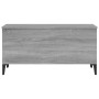 Sonoma gray plywood coffee table 90x44.5x45 cm by vidaXL, Coffee table - Ref: Foro24-819594, Price: 70,33 €, Discount: %