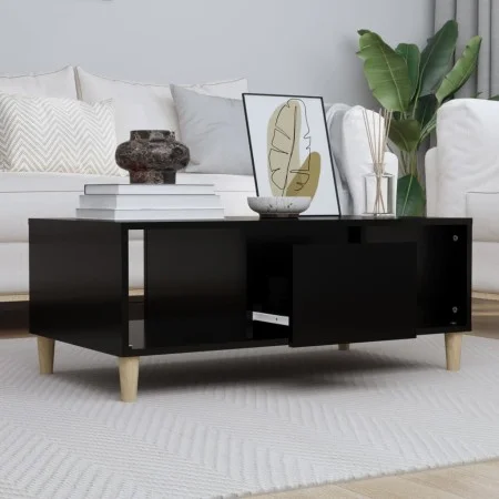 Mesa de centro madera contrachapada negro 90x50x36,5 cm de vidaXL, Mesas de centro - Ref: Foro24-821061, Precio: 49,22 €, Des...
