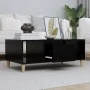 Mesa de centro madera contrachapada negro 90x50x36,5 cm de vidaXL, Mesas de centro - Ref: Foro24-821061, Precio: 49,22 €, Des...