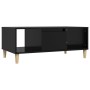 Mesa de centro madera contrachapada negro 90x50x36,5 cm de vidaXL, Mesas de centro - Ref: Foro24-821061, Precio: 49,66 €, Des...