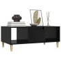 Mesa de centro madera contrachapada negro 90x50x36,5 cm de vidaXL, Mesas de centro - Ref: Foro24-821061, Precio: 49,22 €, Des...