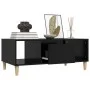 Mesa de centro madera contrachapada negro 90x50x36,5 cm de vidaXL, Mesas de centro - Ref: Foro24-821061, Precio: 49,22 €, Des...