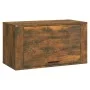 Mueble zapatero pared madera pino roble ahumado 70x35x38 cm de vidaXL, Zapateros y organizadores de calzado - Ref: Foro24-821...