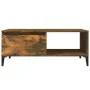 Mesa de centro madera contrachapada roble ahumado 90x50x36,5 cm de vidaXL, Mesas de centro - Ref: Foro24-821057, Precio: 50,0...