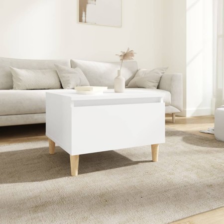 Weißer Beistelltisch aus Sperrholz, 50x46x35 cm von vidaXL, Seitentische - Ref: Foro24-819500, Preis: 46,83 €, Rabatt: %