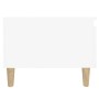 Weißer Beistelltisch aus Sperrholz, 50x46x35 cm von vidaXL, Seitentische - Ref: Foro24-819500, Preis: 46,83 €, Rabatt: %