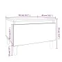Mesa auxiliar de madera contrachapada blanco 50x46x35 cm de vidaXL, Mesas auxiliares - Ref: Foro24-819500, Precio: 46,26 €, D...
