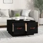 Solid black pine wood coffee table 60x53x35 cm by vidaXL, Coffee table - Ref: Foro24-820970, Price: 68,35 €, Discount: %