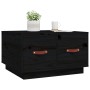 Couchtisch aus massivem schwarzem Kiefernholz, 60 x 53 x 35 cm von vidaXL, Couchtisch - Ref: Foro24-820970, Preis: 68,35 €, R...