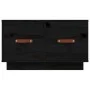 Solid black pine wood coffee table 60x53x35 cm by vidaXL, Coffee table - Ref: Foro24-820970, Price: 68,35 €, Discount: %